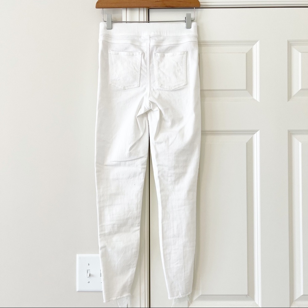 SPANX Distressed Skinny Jeans White - Picture 6 of 9